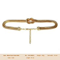 Metal Knot Chain Belt